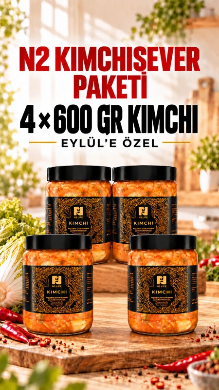 N2 Kimchi Sever 4 X 600 gr | N2 Life