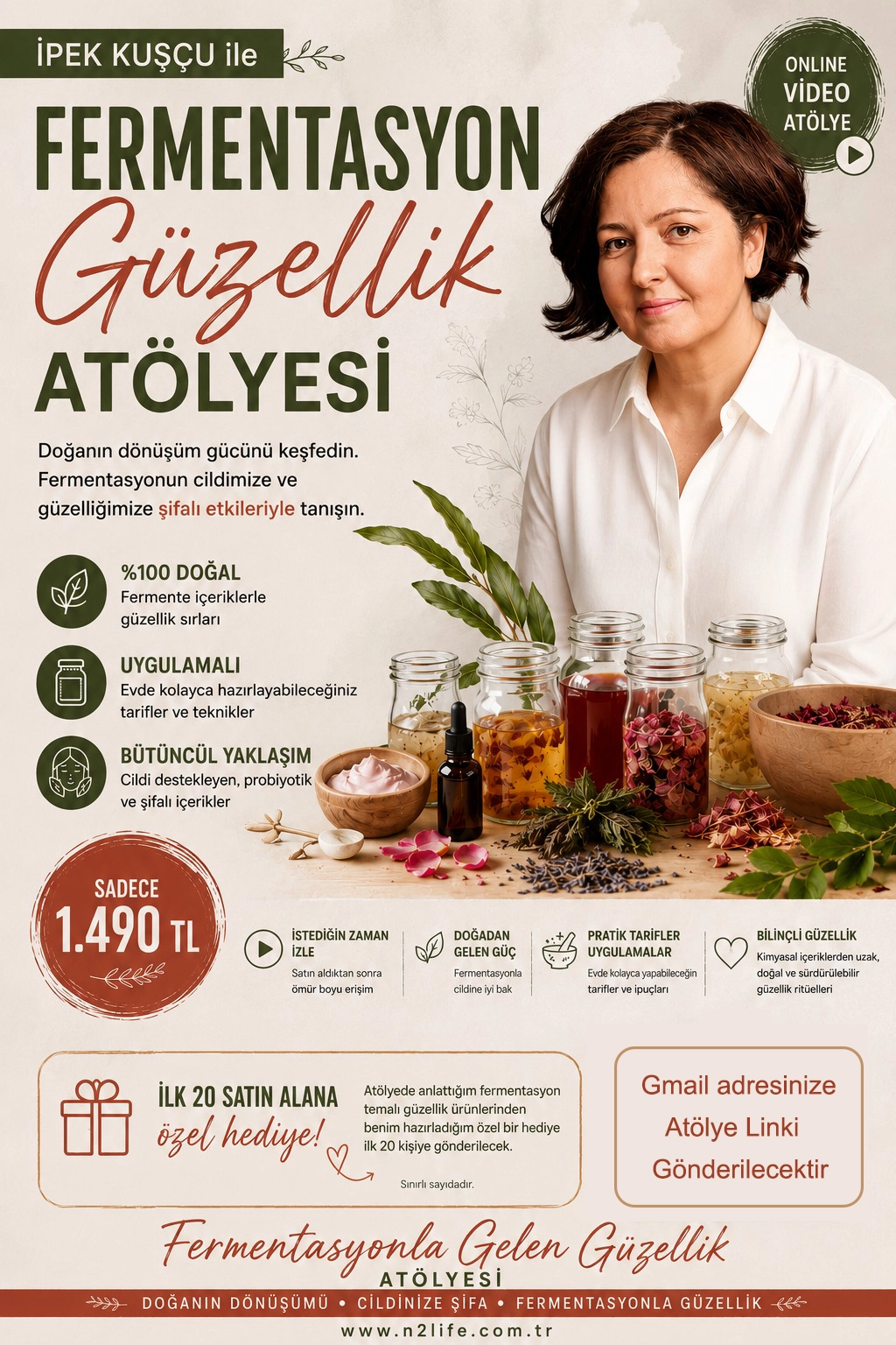 Fermentasyonla Gelen Güzellik Atölyesi