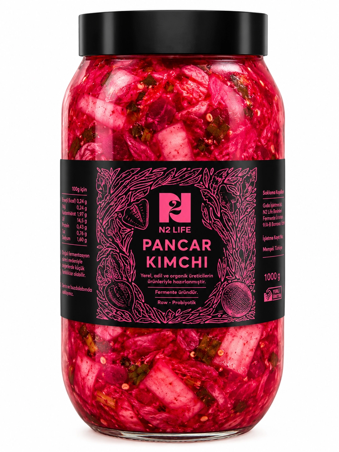 N2 Pancar Kimchi – Vegan 1000 gr